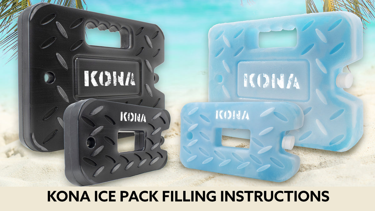 Kona XL 4 lb. Blue Ice Pack for Coolers - Extreme Long Lasting (-5C) G