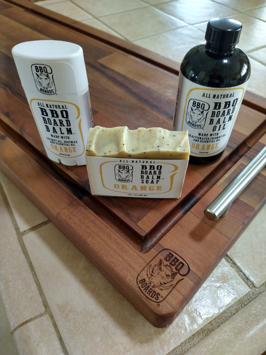 BBQ Board Balm™, Complete Care Package (Wax, Oil, Soap & Lint Free Cloth)