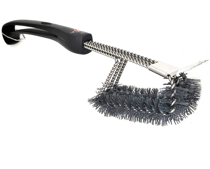 2 Pack Grill Brush and Scraper, 16.5” & 14” Wire BBQ Grill Brush for  Outdoor Grill, 304 Stainless Steel Cleaning Brush BBQ Grill Accessories,  Safe