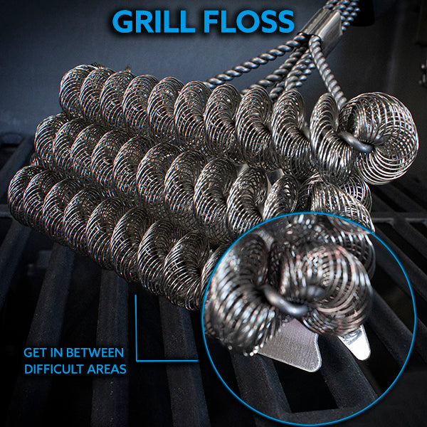 Kona 360/Clean Grill Brush - Powerful 30-Second Grill Cleaner - The World's  Best Grill Brush, Bristle | Free of Brass Wire & Safe BBQ Grill Brush, BBQ