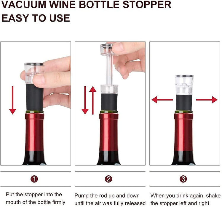 Red Wine Opener Air Pressure Cork Popper Bottle Pumps Corks Corkscrews  Screw Stainless Steel Red Wine